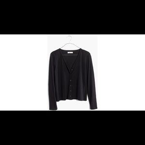 Madewell Knit Button Down Top
